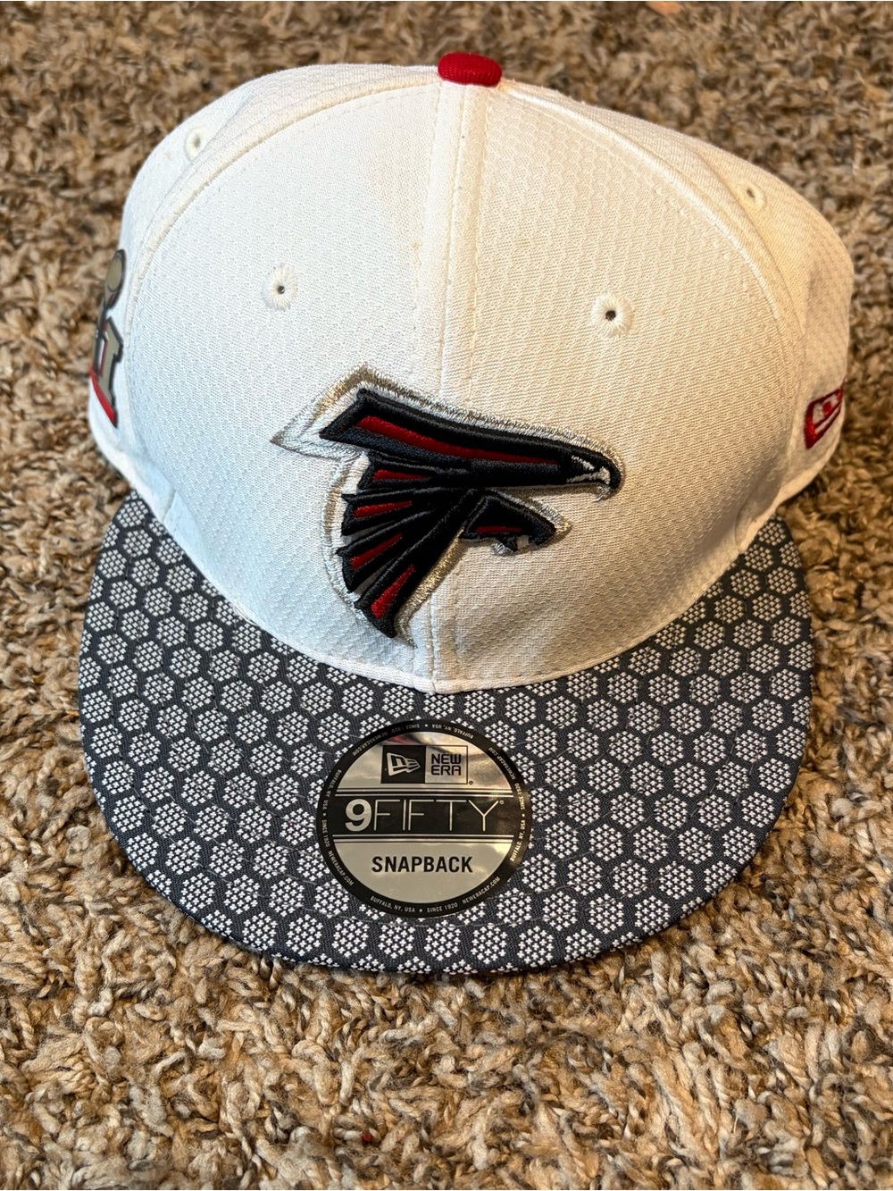New Era Kids Atlanta Falcons White, Black & Red Snapback Hat